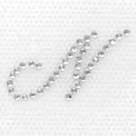 HotFix Iron On Rhinestone Transfer Alphabet Monogram Script - 3/4"