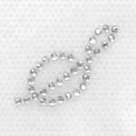 HotFix Iron On Rhinestone Transfer Alphabet Monogram Script - 3/4"