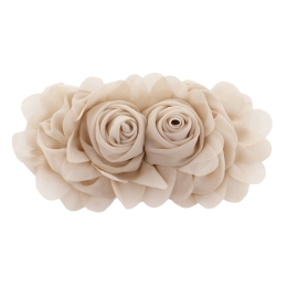 Chiffon Double Rosette Cluster Bow