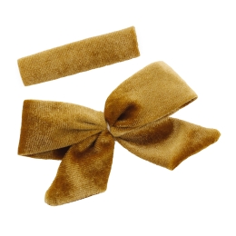 3.5" Small Velvet Tied Bow DIY