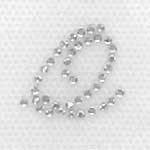 HotFix Iron On Rhinestone Transfer Alphabet Monogram Script - 3/4"