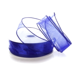 1.5" Wired Sheer Organza Ribbon