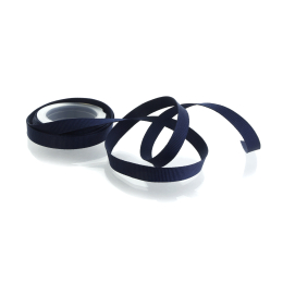 Navy Textured Grosgrain Ribbon