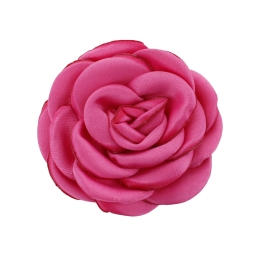 1.75" Singed Edge Rose Fabric Flower