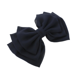 Cascading Chiffon Fabric Hair-Bow Pack - 6pc