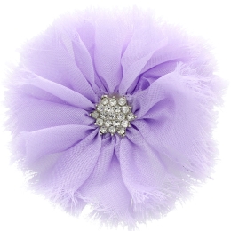 Chiffon Jewel Ballerina Hair Flower