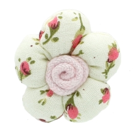 1.5" Small Padded Cotton Flower