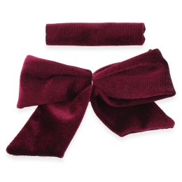 5" Velvet Tied Bow DIY