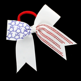 1.5" USA Flag HotFix Rhinestone Transfer Hair-Bow Strip