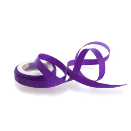 Purple Textured Grosgrain Ribbon