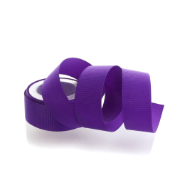 Purple Textured Grosgrain Ribbon