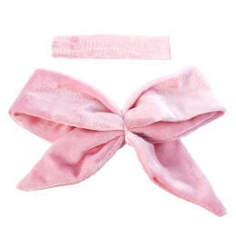 5" Velvet Tied Bow DIY