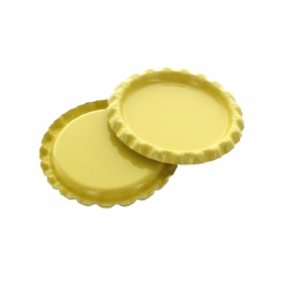 Craft Lemon Flattened Bottle Caps