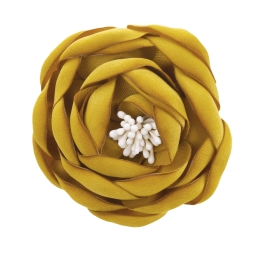 2.5" Open Ranunculus Fabric Flower