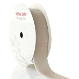 Taupe Velvet Ribbon