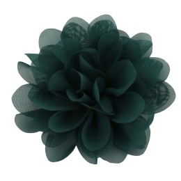 2.5" Chiffon Rounded Petals Fabric Flower