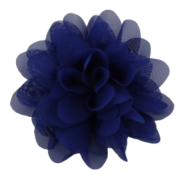 2.5" Chiffon Rounded Petals Fabric Flower