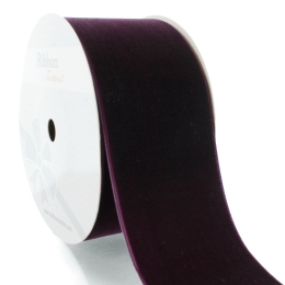 Rustic Plum Velvet Ribbon