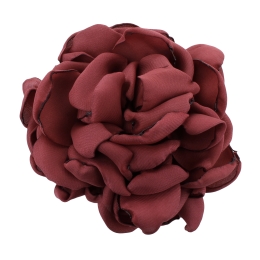 3.25" Open Rose Fabric Flower