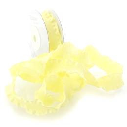 7/8" Satin Double Ruffle Ribbon