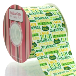 3" St Patricks Day Grosgrain Ribbon