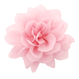 4" Chiffon Rounded Petals Fabric Flower