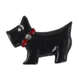 Scottie Dog Flatback Craft Embellishment