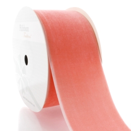 Light Coral Velvet Ribbon