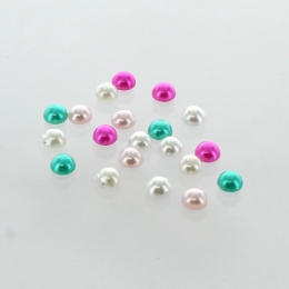 6mm Flatback Half-Pearl Embellishment