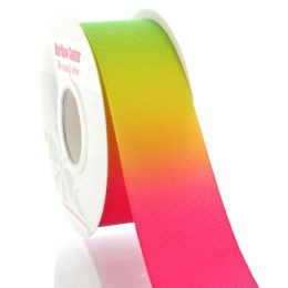 1.5" Bright Pastel Ombre Grosgrain Ribbon