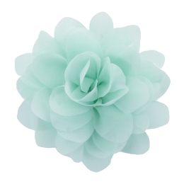 2.5" Chiffon Rounded Petals Fabric Flower