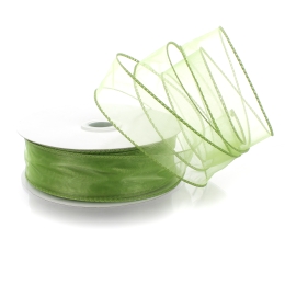 1.5" Wired Sheer Organza Ribbon