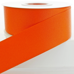 Orange Textured Grosgrain Ribbon