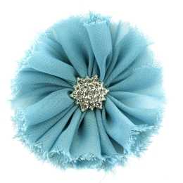 Chiffon Jewel Ballerina Hair Flower