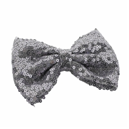 Sequin Tuxedo Hair-Bow Pack - 6pc