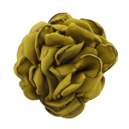 3.25" Open Rose Fabric Flower