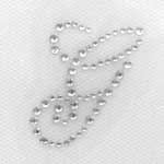 HotFix Iron On Rhinestone Transfer Alphabet Monogram Script - 1.5"