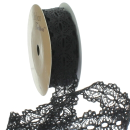 7/8" Ribbon Hole French Lace Trim