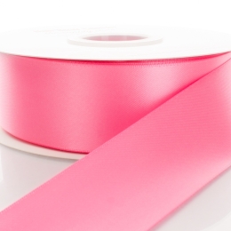 Hot Pink Double Faced Satin Ribbon 156