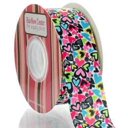 1.5" Pop Hearts Grosgrain Ribbon