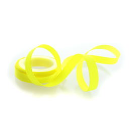 Neon Yellow Textured Grosgrain Ribbon