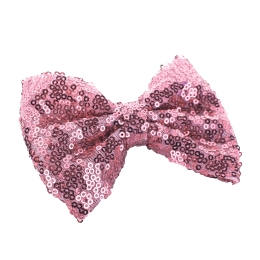 Sequin Tuxedo Hair-Bow Pack - 6pc