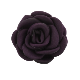 1.75" Singed Edge Rose Fabric Flower