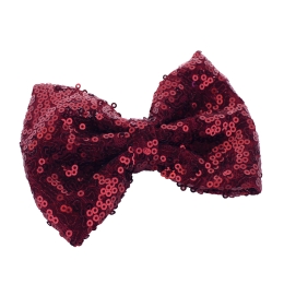 Sequin Tuxedo Hair-Bow Pack - 6pc