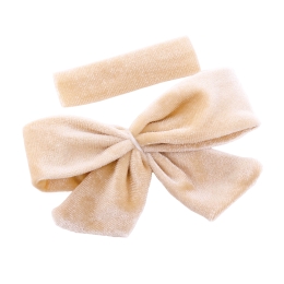 3.5" Small Velvet Tied Bow DIY