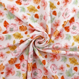 Fall Watercolor Floral Bullet Fabric