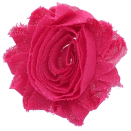 2.25" Shabby Fabric Flowers