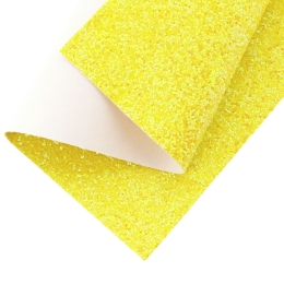 Chunky Glitter Canvas Sheets Lemon