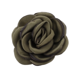 1.75" Singed Edge Rose Fabric Flower