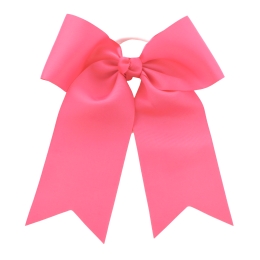 8" Large Cheer Ponytail Hair Bows Pack - 6pc